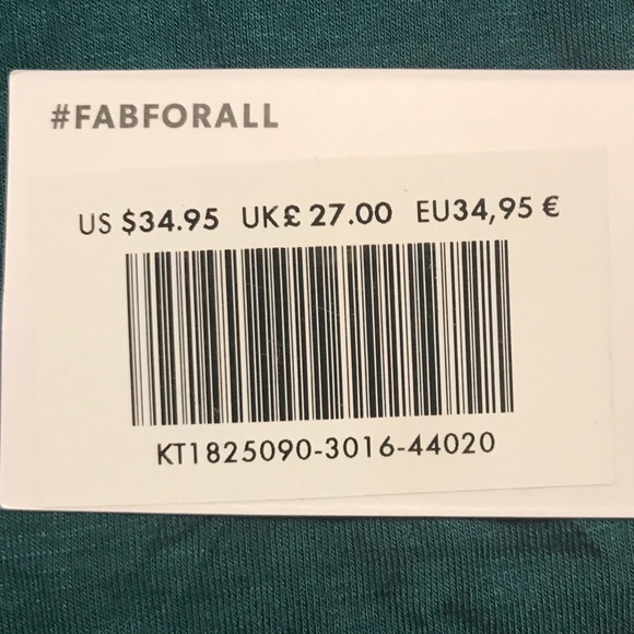 Green Off the Shoulder Tee - Picture 3 of 4